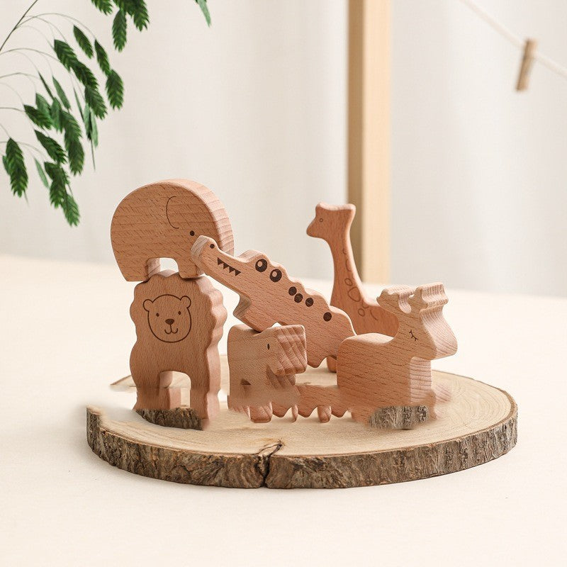 Wooden Moon Balance Building Blocks