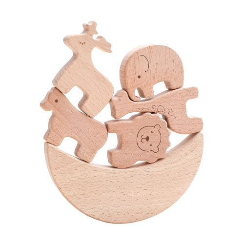 Wooden Moon Balance Building Blocks